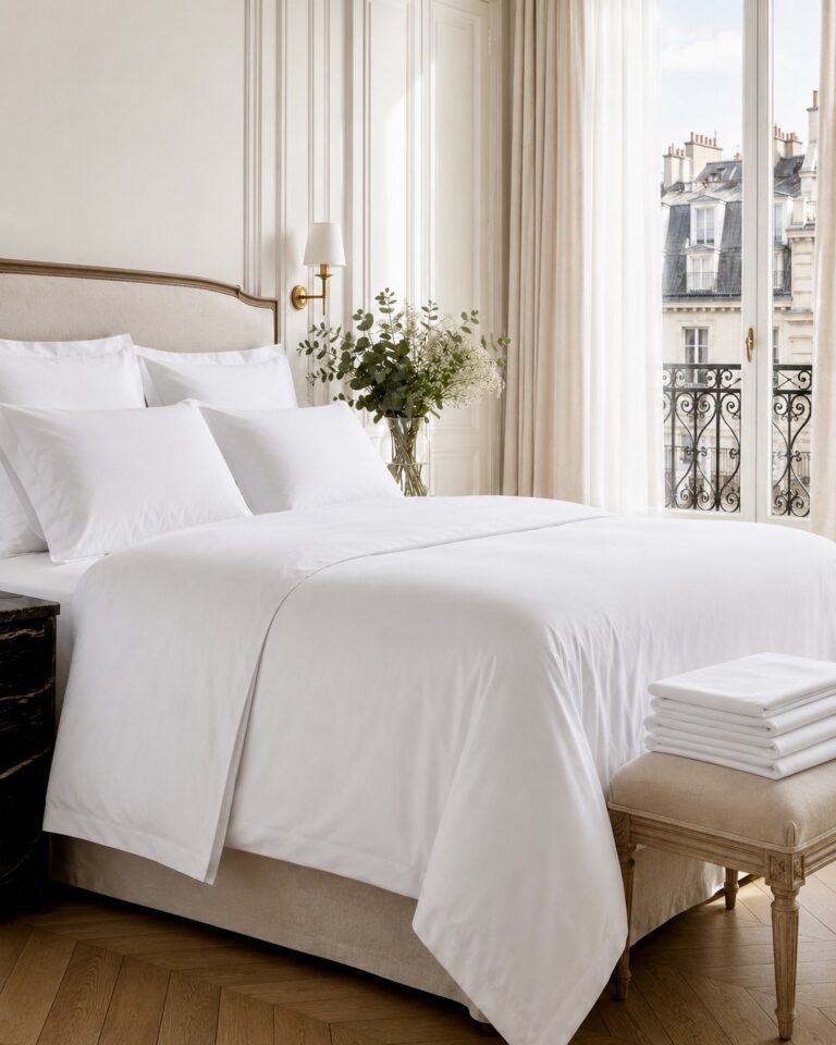 Linge de toilette Linge Direct plié, gamme hôtelière
